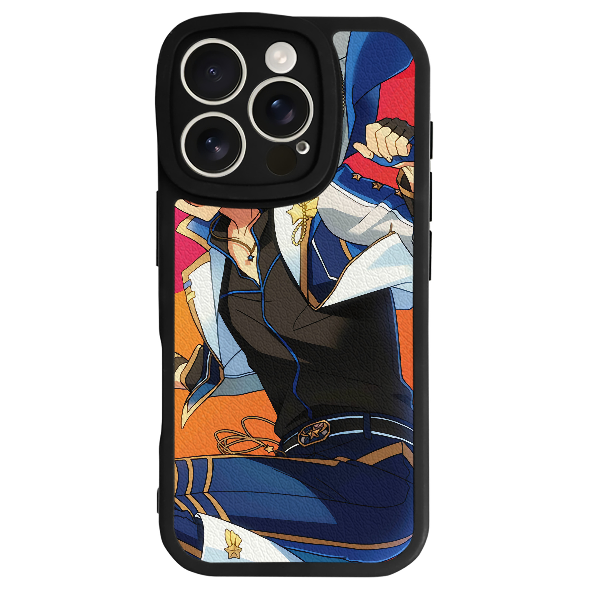 （画像用） あんさんぶるスターズ! Ensemble Stars 【iPhone 16シリーズ対応】シリコンスマホケース（レザー調） 材質：シリコン